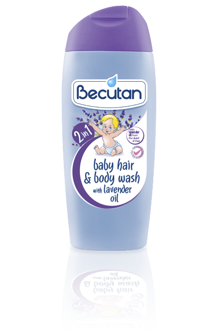 Becutan shampoo and bubble bath 2 in 1 with lavender oil